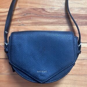 Matt & Nat Textured Black Crossbody Bag